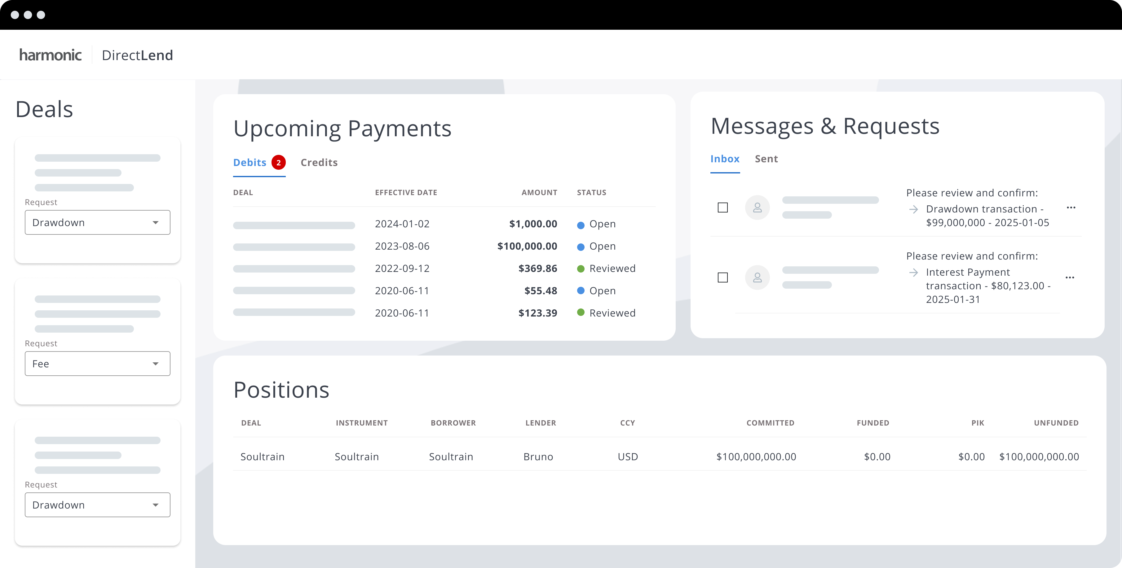 Loan dashboard